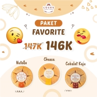 Paket Favorite (Nutella + Cheese + Choco Cheese) - By Loves Semprong