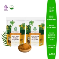 Mahorahora Paket Hemat Gula Aren Bubuk Organik 1 Kg , Premium dan Halal - 2 pcs