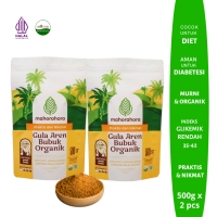 Mahorahora Paket Hemat Gula Aren Bubuk Organik 500 gr, Premium dan Halal - 2 pcs