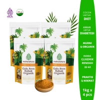 Mahorahora Paket Hemat Gula Aren Bubuk Organik 1 Kg , Premium dan Halal - 4 pcs