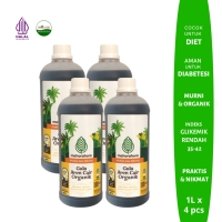 Mahorahora Paket Hemat Gula Aren Cair Organik 1 Liter, Premium dan Halal - 4 pcs