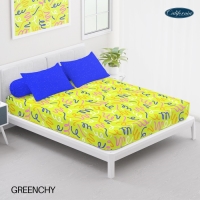 CALIFORNIA Sprei Queen Fitted 160x200 Greenchy