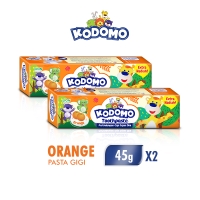 Kodomo Pasta Gigi Orange Tube 45 gr x2