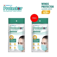 Wingscare Protector Masker Biru Isi 5 pcs x2