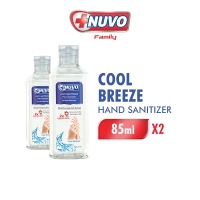 Nuvo Hand Sanitizer Biru Cool Breeze Botol 85 ml x2