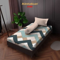 Sprei 120 Extra Single Minimalis Kintakun Dluxe Kirana Microfiber 20cm - Tarani