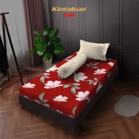 Sprei 120 Extra Single Flower Kintakun Dluxe Kirana Microfiber 20 cm - Jenggala