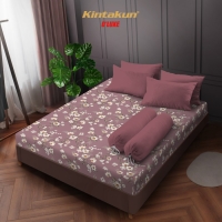 Sprei 180 King Flower Kintakun Dluxe Kirana Microfiber B2 20 cm (5in1) - Rahajeng