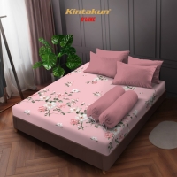 Sprei 160 Queen Flower Kintakun Dluxe Kirana Microfiber B2 20cm (5in1) - Savita