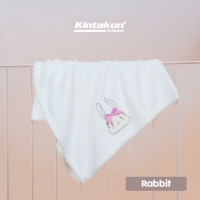 Kintakun Baby Needle Blanket 76 x 102 Lembut Super Soft - Rabbit