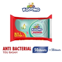 Kodomo Tisu Basah Antibakterial Bag Isi 50