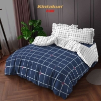 Bed Cover Set 180 King Minimalis Kintakun Dluxe Kirana Microfiber 39cm - Candrika
