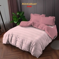 Bed Cover Set 180 King Minimalis Kintakun Dluxe Kirana Microfiber 39cm - Tarani