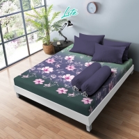 Sprei 180 King B2 Kintakun Dluxe New Lite 20cm (5in1) - Moss Phlox