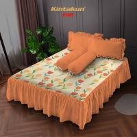 Sprei Rumbai 180 King Flower Kintakun Dluxe Kirana Microfiber B2 39 cm - Andari