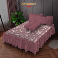 Sprei Rumbai 180 King Flower Kintakun Dluxe Kirana Microfiber B2 39 cm - Rahajeng