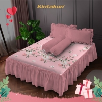 Sprei Rumbai 180 King Flower Kintakun Dluxe Kirana Microfiber B2 39 cm - Savita