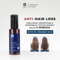 Eucalie Organic Hair Growth Oil & Scalp Treatment - Power 10+ (Rontok, Rusak, Ketombe, Sensitif)