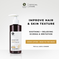 Eucalie Mommy & Me Energizing Organic Shampoo + Body Wash (Eksim, Psoriasis, Sensitif, Rambut Rontok