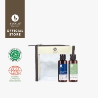 Eucalie Organic Skin & Hair Travel Kit + Exclusive Pouch