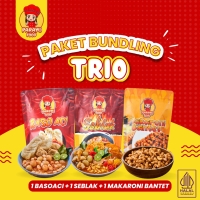 Parayu Food - Paket Bundling Trio Seblak + Baso aci + Makaroni Bantet 150gr Khas Parayu