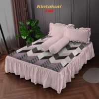 Sprei Rumbai 180 King Minimalis Kintakun Dluxe Kirana Microfiber 39 cm - Gian
