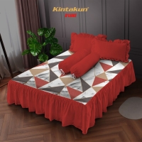 Sprei Rumbai 180 King Minimalis Kintakun Dluxe Kirana Microfiber 39 cm - Lavana