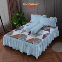 Sprei Rumbai 180 King Minimalis Kintakun Dluxe Kirana Microfiber 39 cm - Wira