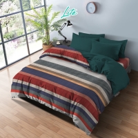 Bed Cover Set Flat 180 King Kintakun Dluxe Lite 20cm (6in1) - Traccia