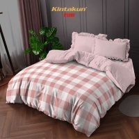 Bed Cover Set 160 Queen Kintakun Dluxe Kirana Microfiber 39cm - Citra