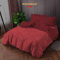 Bed Cover Set 160 Queen Kintakun Dluxe Kirana Microfiber 39cm - Atarya
