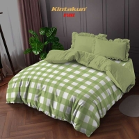 Bed Cover Set 160 Queen Kintakun Dluxe Kirana Microfiber 39cm - Kartika