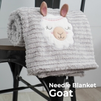 Baby Needle Blanket Kintakun 76 x 102 Lembut Super Soft - Goat