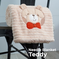Baby Needle Blanket Kintakun 76 x 102 Lembut Super Soft - Teddy