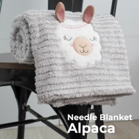 Baby Needle Blanket Kintakun 76 x 102 Lembut Super Soft - Alpaca
