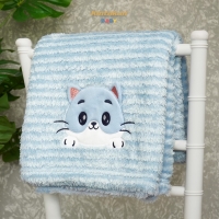 Baby Needle Blanket Kintakun 76 x 102 Lembut Super Soft - Kitty