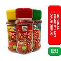 Arutala - DVEGGIE Sambal Tabur Rasa Mix & Bundling 3 Pack Vegan Friendly
