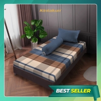 Kintakun Sprei 100x200 / 120x200 Gemi Aesthetic Dluxe 20cm Biru