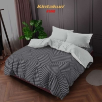 Bed Cover Set Flat Queen 160 Kintakun Dluxe Nirmana Minimalis 20 cm - Ariadra
