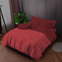 Bed Cover Set Flat Queen 160 Kintakun Dluxe Nirmana Minimalis 20 cm - Atarya