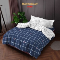 Bed Cover Set Flat Queen 160 Kintakun Dluxe Nirmana Minimalis 20 cm - Candrika