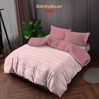 Bed Cover Set Flat Queen 160 Kintakun Dluxe Nirmana Minimalis 20 cm - Tarani