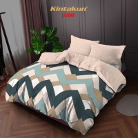 Bed Cover Set Flat Queen 160 Kintakun Dluxe Nirmana Minimalis 20 cm - Amerta
