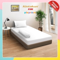 Kintakun D’LUXE Sprei Aesthetic Polos Playnism - White